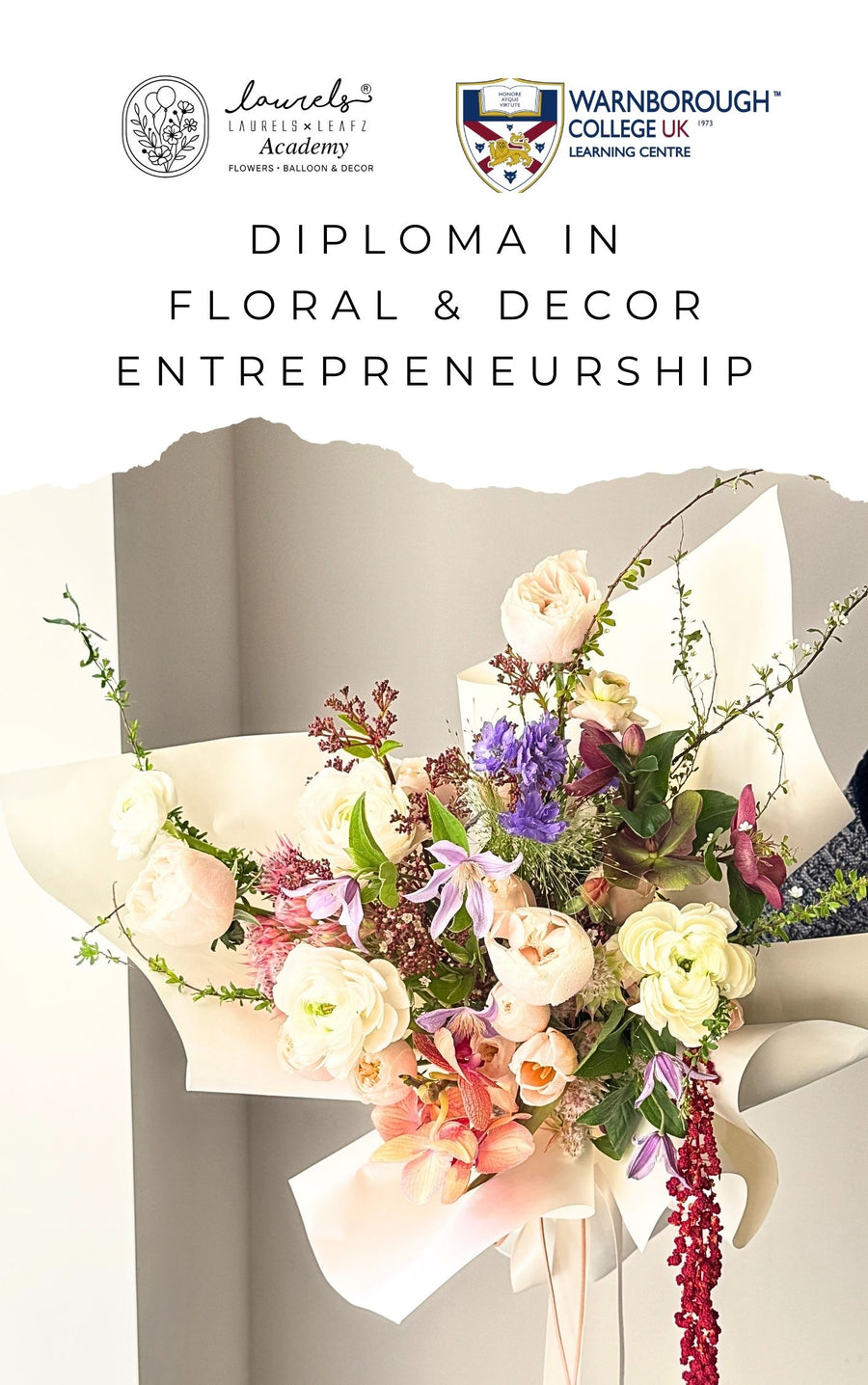 (UK Cert) Diploma in Floral & Decoration Entrepreneurship 花艺与装饰创业文凭